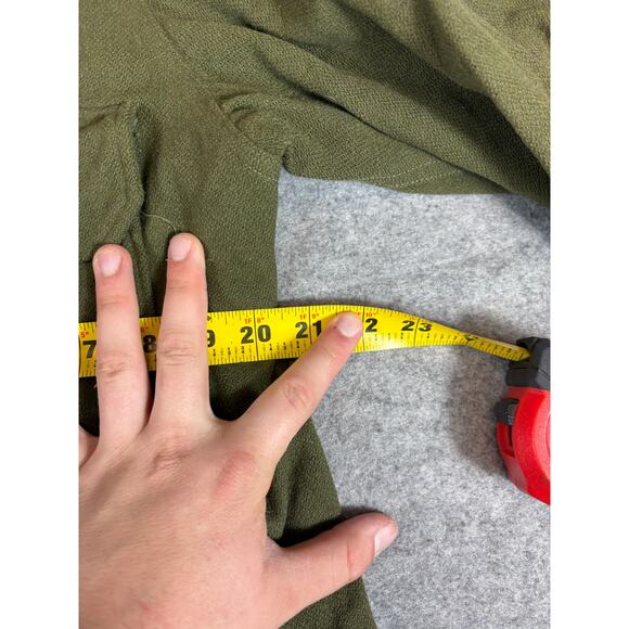 VINTAGE US Army Shirt Jacket Mens Medium Green Lambaris Field Military Uniform - Picture 2 of 6